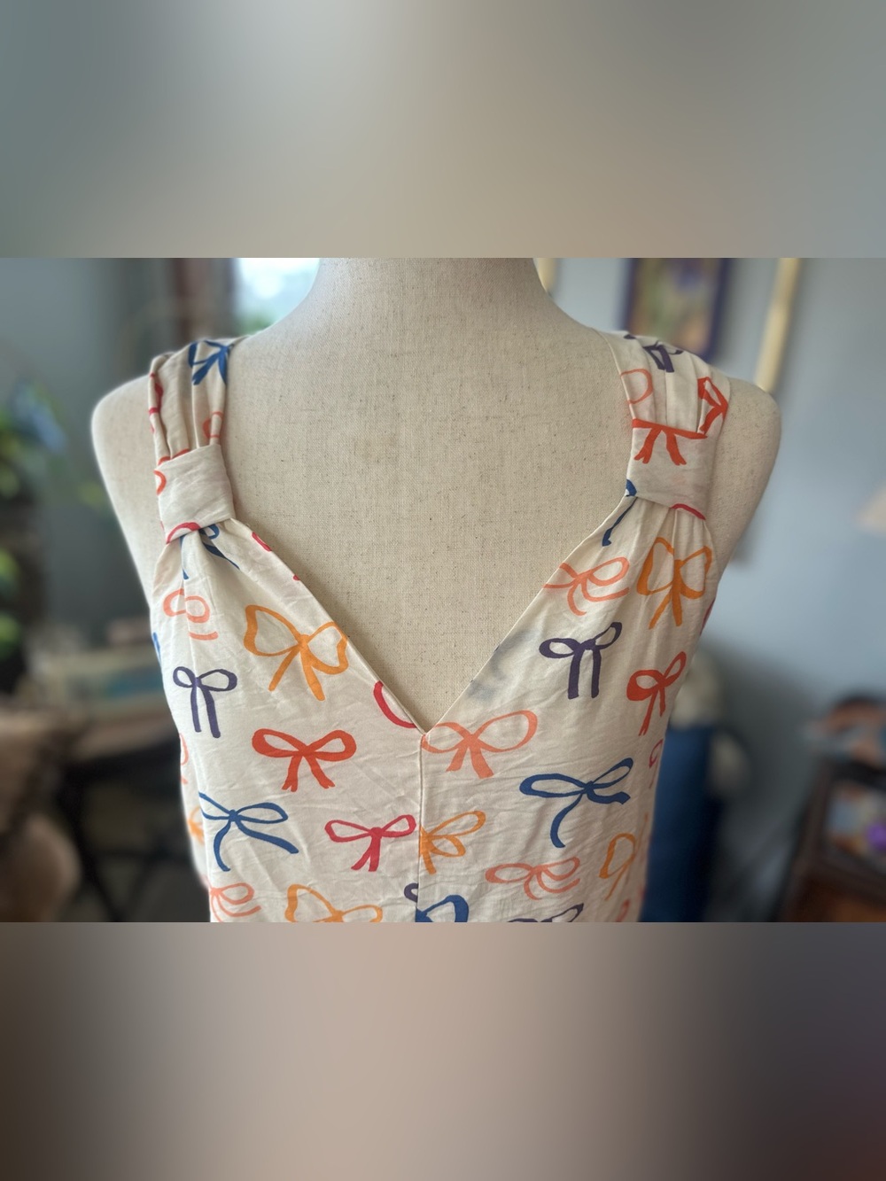 🎀Compania Fantastica for Anthropologie. Bow tie dress. Small. NWT. - Picture 2 of 16